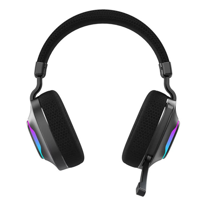 Hiditec VORTEX Auscultadores Com fios e sem fios Fita de cabeça Jogos USB Type-C Bluetooth Preto