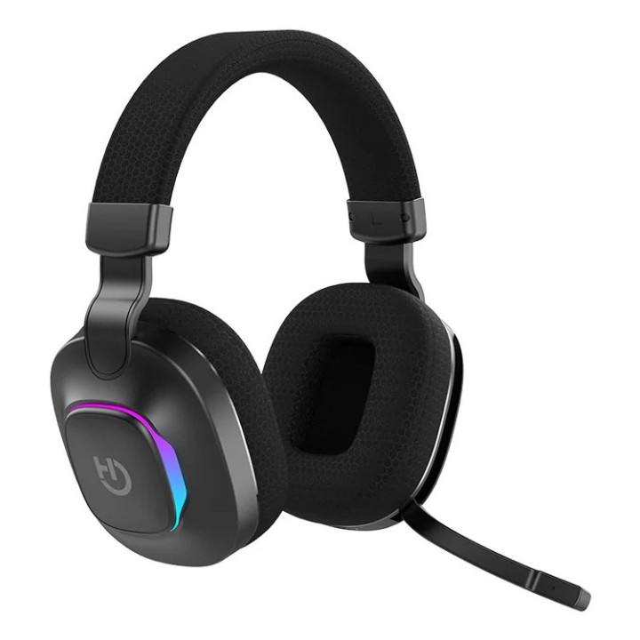Hiditec VORTEX Auscultadores Com fios e sem fios Fita de cabeça Jogos USB Type-C Bluetooth Preto