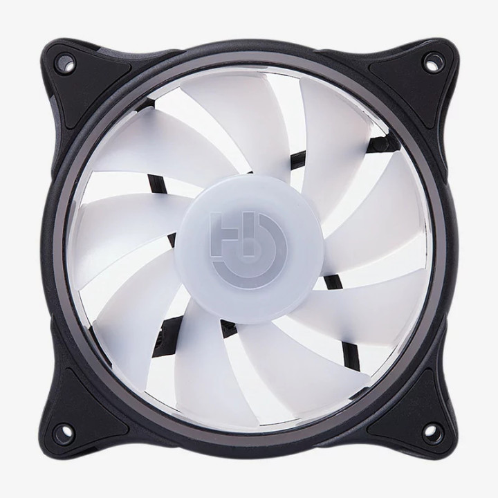 Hiditec N18 ARGB Caixa de computador Ventoinha 12 cm Preto