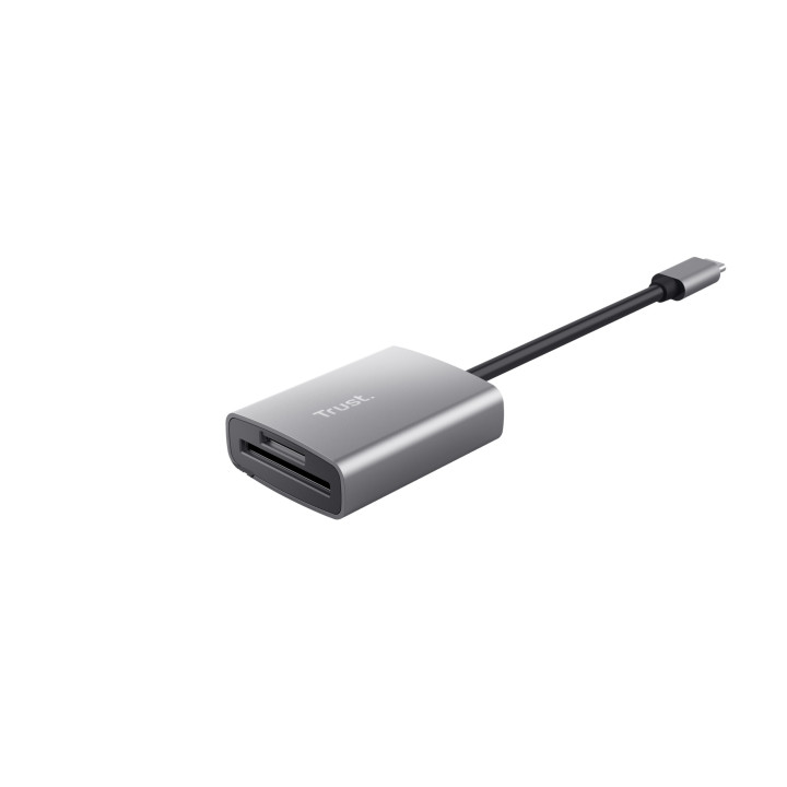 Trust 24136 leitor de cartões USB 3.2 Gen 1 (3.1 Gen 1) Type-C Alumínio