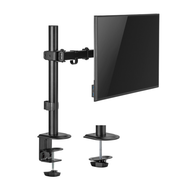 AISENS DT32TSR-147 montagem e suporte para monitores 81,3 cm (32") Secretária Preto