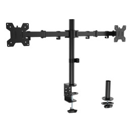 AISENS DT32TSR-279 montagem e suporte para monitores 81,3 cm (32") Secretária Preto