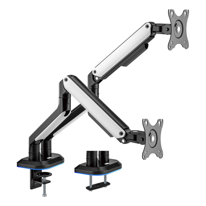 AISENS DT32TSR-297 montagem e suporte para monitores 81,3 cm (32") Secretária Preto, Branco