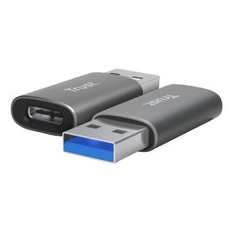 Trust Calyx USB Type-C USB Type-A Cinzento