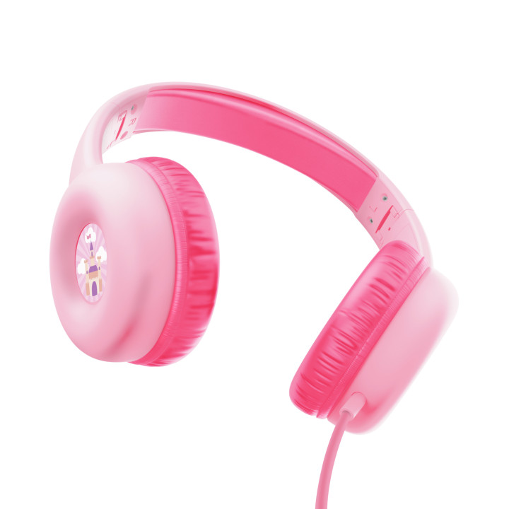 Trust Nouna Auscultadores Com fios Fita de cabeça Chamadas Música Rosa