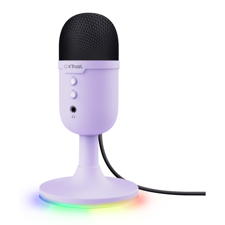 Trust GXT 234P Yunix Roxo Microfone de mesa