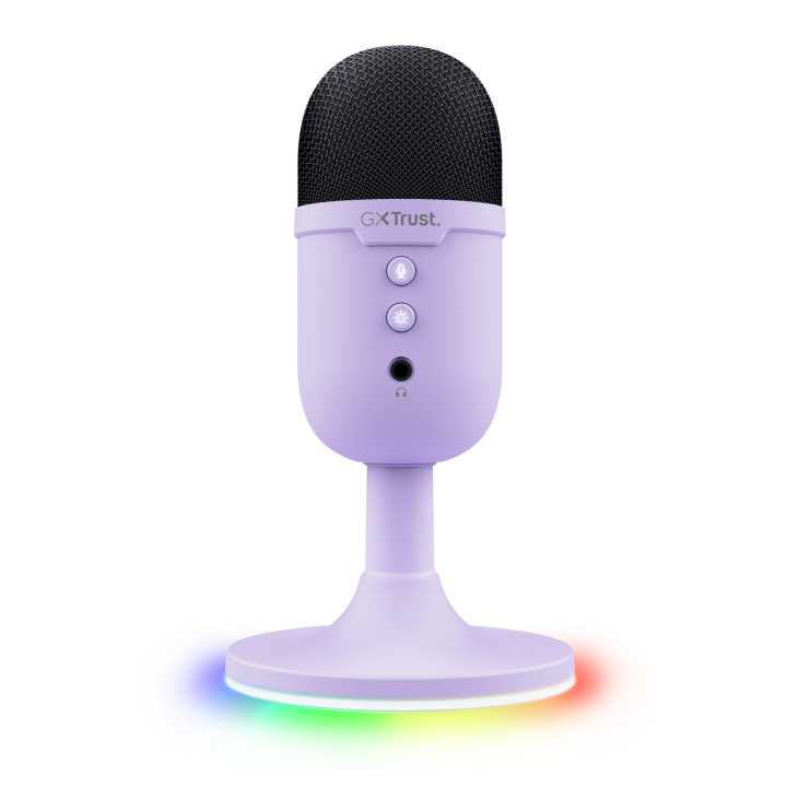Trust GXT 234P Yunix Roxo Microfone de mesa