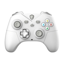 MSI FORCE GC300 WIRELESS WHITE controlador de jogo Branco USB 2.0 Gamepad Analógico PC
