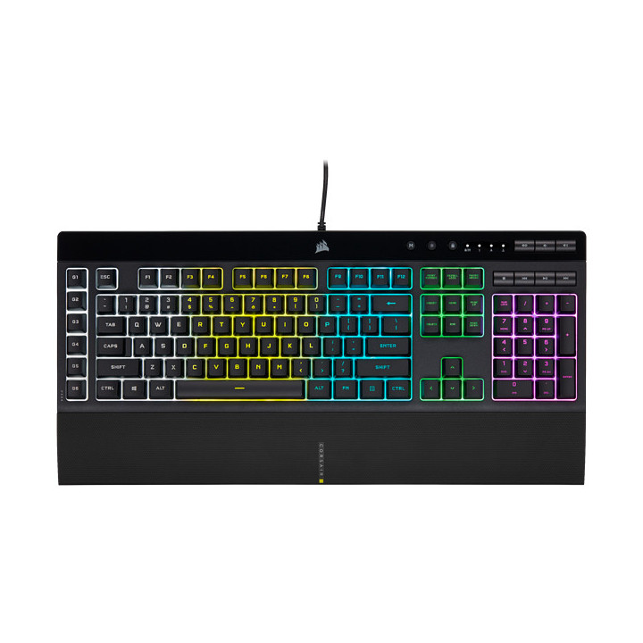 Corsair K55 RGB PRO teclado Jogos USB QWERTY Espanhol Preto