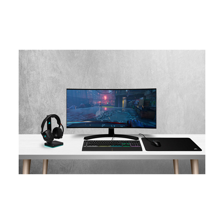 Corsair K55 RGB PRO teclado Jogos USB QWERTY Espanhol Preto