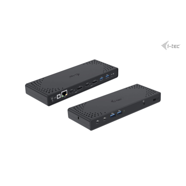i-tec CADUA4KDOCKPDL2 base & duplicador de portas Com fios USB 3.2 Gen 1 (3.1 Gen 1) Type-C Preto