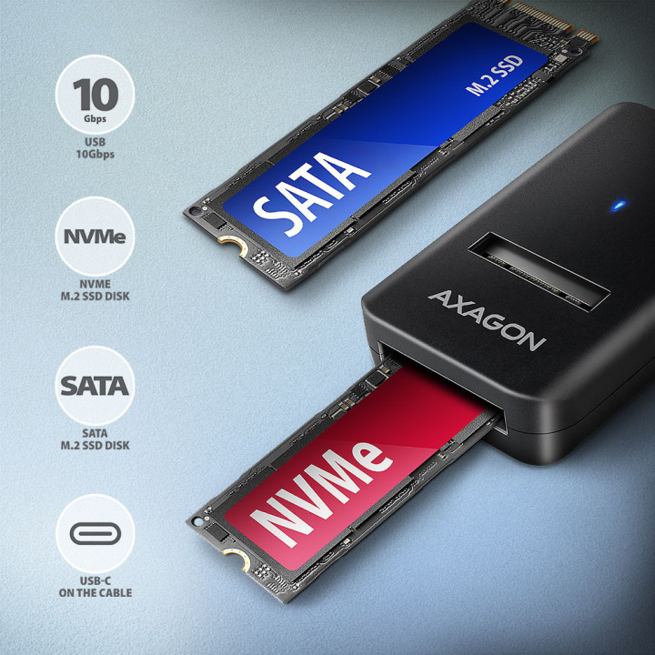 Axagon Nicht kategorisiert placa adaptador de interface M.2, SATA