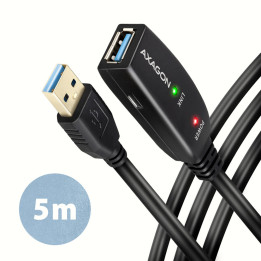 Axagon ADR-305 USB 3.2 Gen 1 A-M - A-F active extension repeater cable 5m - Kabel - Digital Daten cabo USB USB 3.2 Gen 1 (3.1