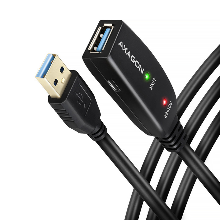 Axagon ADR-305 USB 3.2 Gen 1 A-M - A-F active extension repeater cable 5m - Kabel - Digital Daten cabo USB USB 3.2 Gen 1 (3.1