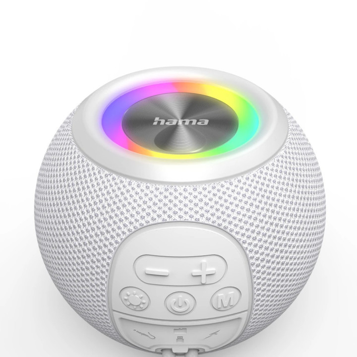 Hama 00188238 Altifalante Portátil e ou para festa Coluna portátil mono Branco 5 W