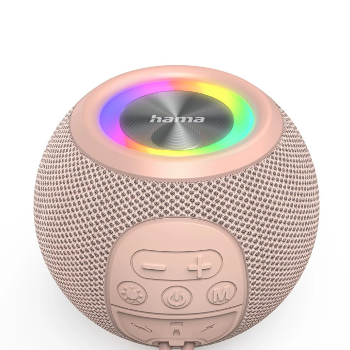 Hama 00188240 Altifalante Portátil e ou para festa Coluna portátil mono Rosa 5 W