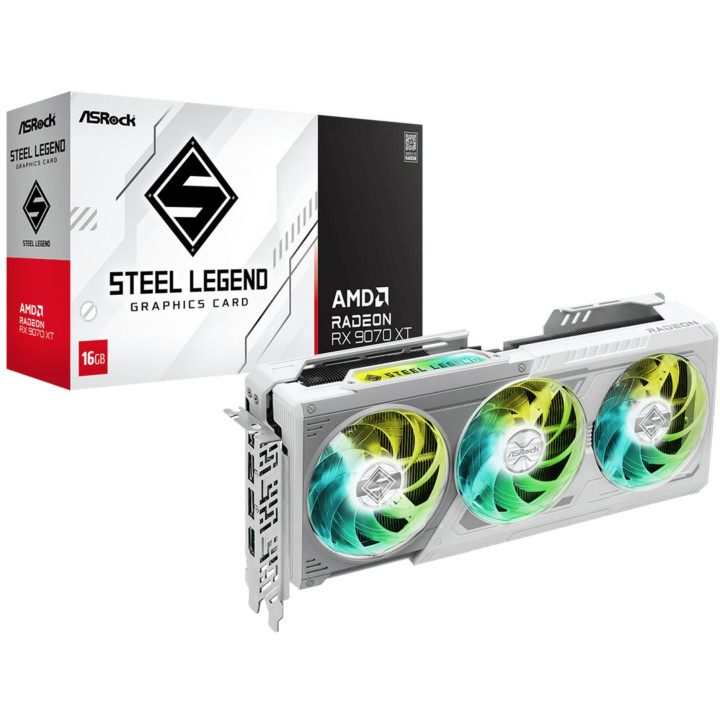 Gráfica Asrock Steel Legend Radeon RX 9070 XT AMD 16 GB GDDR6