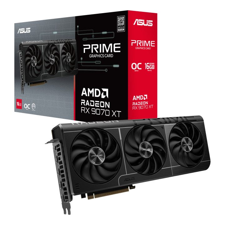 Gráfica ASUS Prime -RX9070XT-O16G AMD Radeon RX 9070 XT 16 GB GDDR6