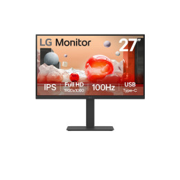 LG 27BA750-B monitor de ecrã 68,6 cm (27") 1920 x 1080 pixels Full HD LCD Preto