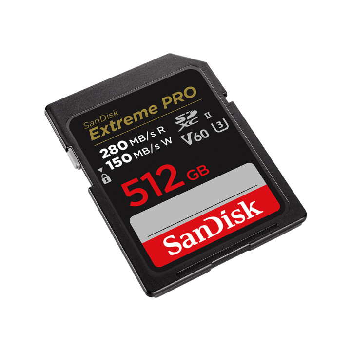 SanDisk SDSDXEP-512G-GN4IN cartão de memória 512 GB SDXC UHS-II Classe 10