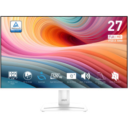 MSI Pro MP275W E2 monitor de ecrã 68,6 cm (27") 1920 x 1080 pixels Full HD LED Branco