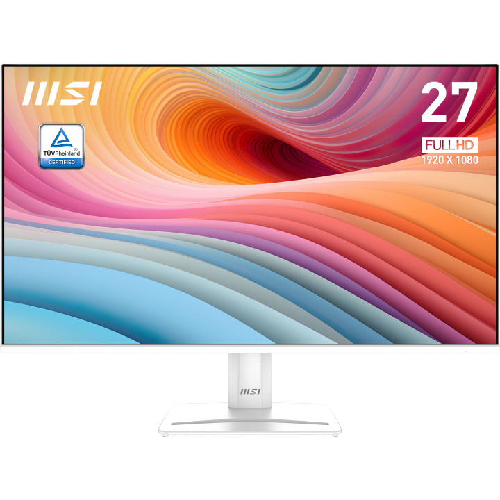 MSI Pro MP275W E2 monitor de ecrã 68,6 cm (27") 1920 x 1080 pixels Full HD LED Branco