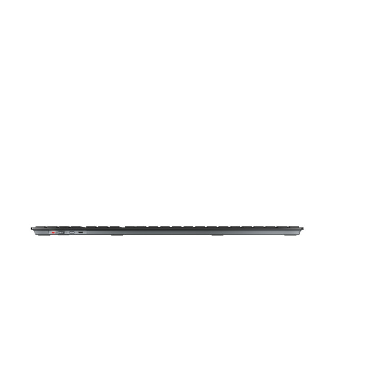 CHERRY DW 9500 SLIM teclado Rato incluído Universal RF Wireless + Bluetooth QWERTY Espanhol Preto, Cinzento