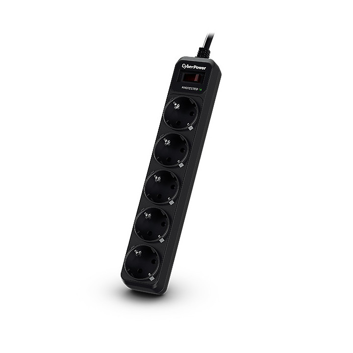 CyberPower B0520SC0-DE estabilizador de corrente Preto 5 tomada(s) CA 200 - 250 V 1,8 m