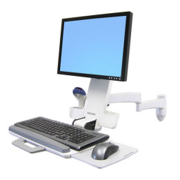 Ergotron 200 Series Combo Arm 61 cm (24") Parede Branco