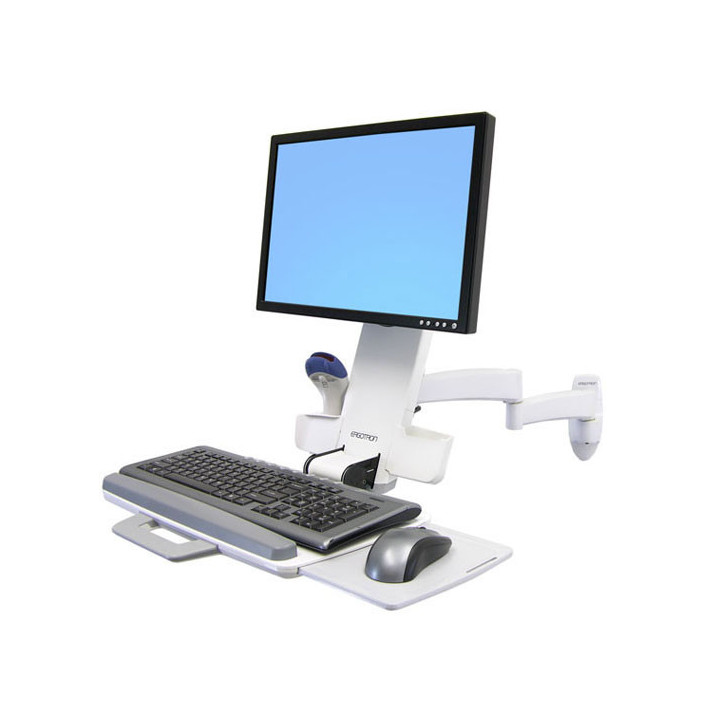 Ergotron 200 Series Combo Arm 61 cm (24") Parede Branco
