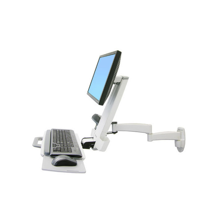 Ergotron 200 Series Combo Arm 61 cm (24") Parede Branco