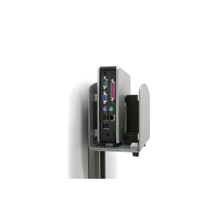 Ergotron Vertical Universal CPU Holder Prateado