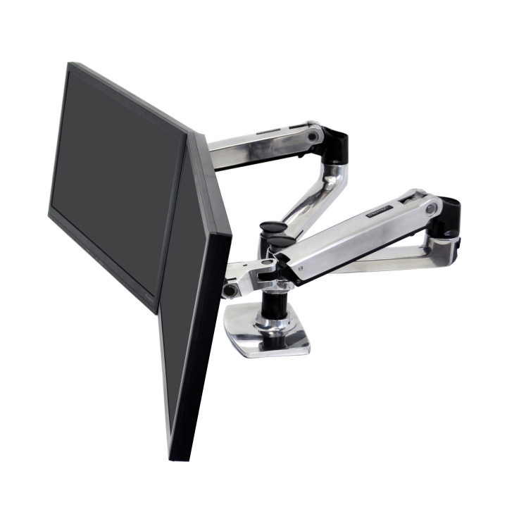 Ergotron LX Series 45-245-026 montagem e suporte para monitores 68,6 cm (27") Secretária Prateado