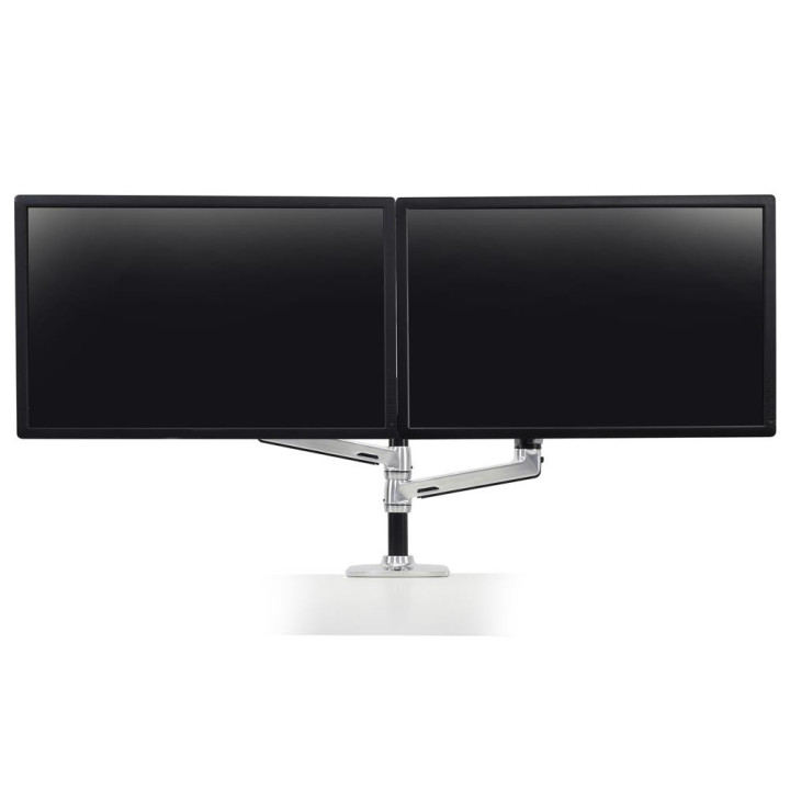 Ergotron LX Series Dual Stacking Arm 61 cm (24") Secretária Prateado