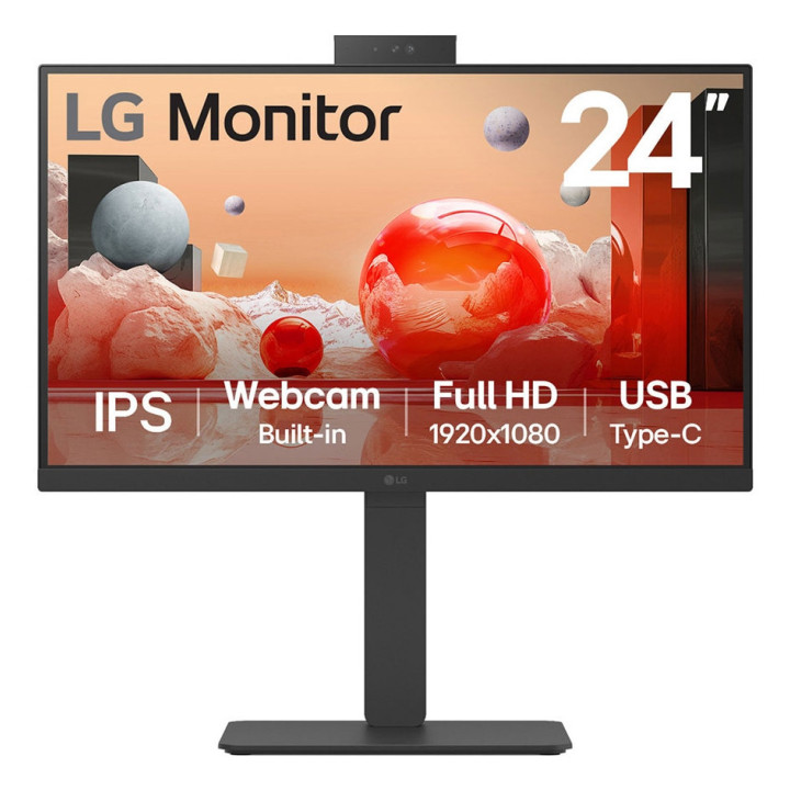 LG 24BA850-B monitor de ecrã 60,5 cm (23.8") 1920 x 1080 pixels Full HD Preto