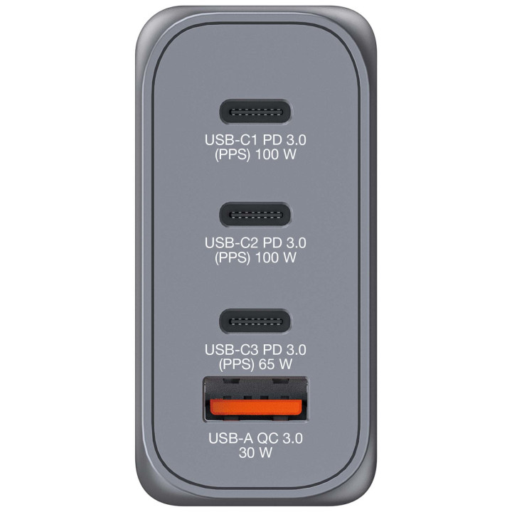 Verbatim GNC-100 Universal Preto, Cinzento AC Carregamento rápido Interior