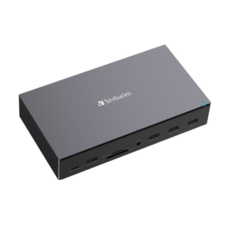 Verbatim CDS-17 Com fios USB 3.2 Gen 1 (3.1 Gen 1) Type-C Preto, Cinzento