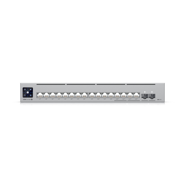 Ubiquiti Pro Max 16 PoE Gerido L3 Gigabit Ethernet (10 100 1000) Power over Ethernet (PoE) Cinzento