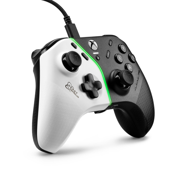 Thrustmaster H.E.A.R.T. Preto, Branco USB Gamepad PC, Xbox One, Xbox One S, Xbox One X