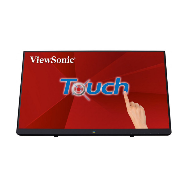 Viewsonic TD2230 monitor de ecrã 54,6 cm (21.5") 1920 x 1080 pixels Full HD LCD Ecrã táctil Multi-utilizador Preto