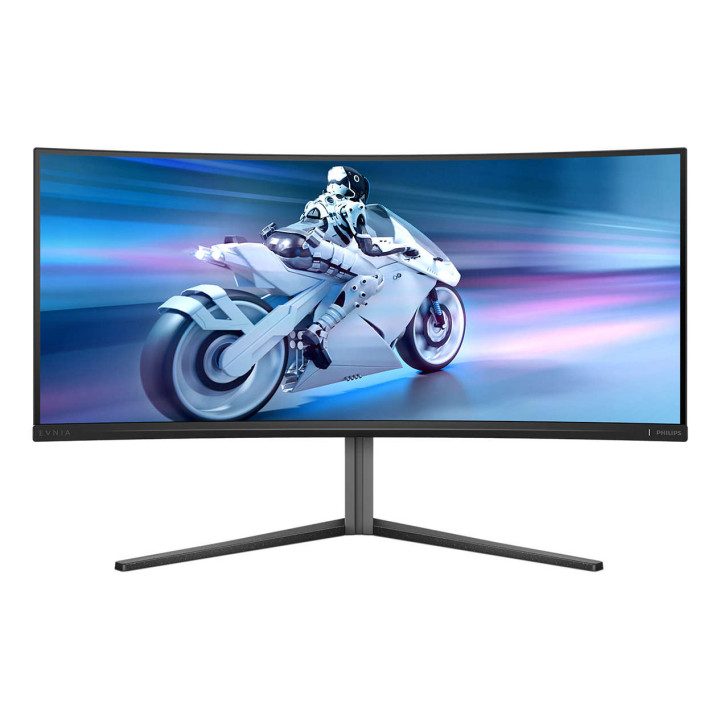 Philips Evnia 34M2C6500 00 monitor de ecrã 86,4 cm (34") 3440 x 1440 pixels Wide Quad HD QD-OLED Cinzento