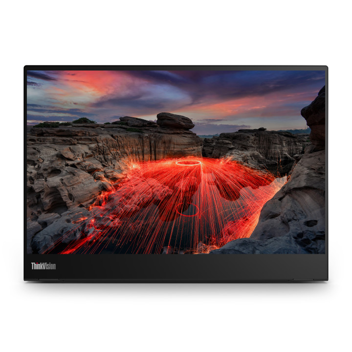 Lenovo ThinkVision M14t monitor de ecrã 35,6 cm (14") 2240 x 1400 pixels 2.2K LED Ecrã táctil Preto