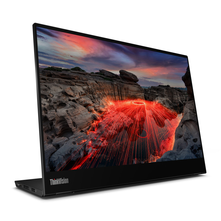 Lenovo ThinkVision M14t monitor de ecrã 35,6 cm (14") 2240 x 1400 pixels 2.2K LED Ecrã táctil Preto