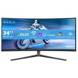 Monitor Philips Evnia 34" 21:9 QD-OLED WQHD 175Hz HDR400 175Hz HDMI