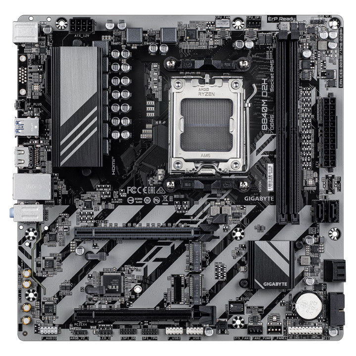 GIGABYTE B840M D2H motherboard AMD B840 Ranhura AM5 micro ATX