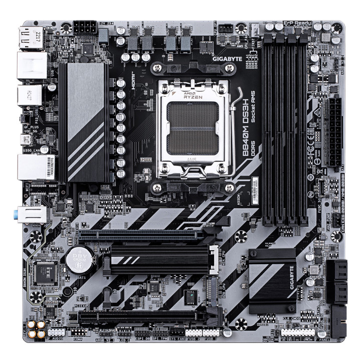 GIGABYTE B840M DS3H motherboard AMD B840 Ranhura AM5 micro ATX