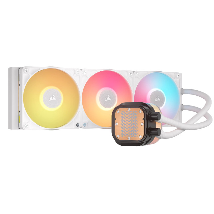 Corsair iCUE LINK TITAN 360 RX LCD Processador Refrigerador líquido all-in-one 12 cm Branco 1 unidade(s)