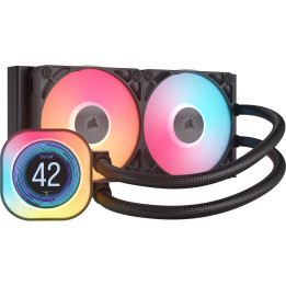 Water Cooler Corsair iCUE LINK TITAN 240 RX LCD Preto