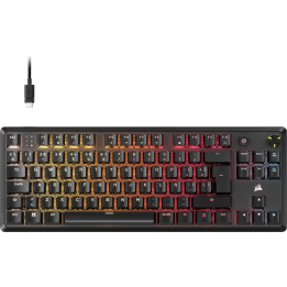 Corsair K70 CORE TKL teclado Jogos USB QWERTY Espanhol Preto