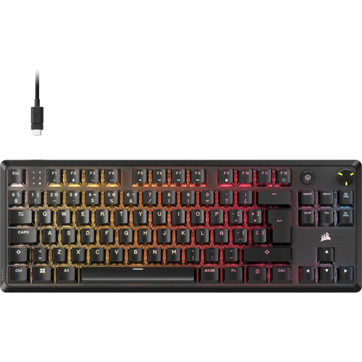 Corsair K70 CORE TKL teclado Jogos USB QWERTY Espanhol Preto